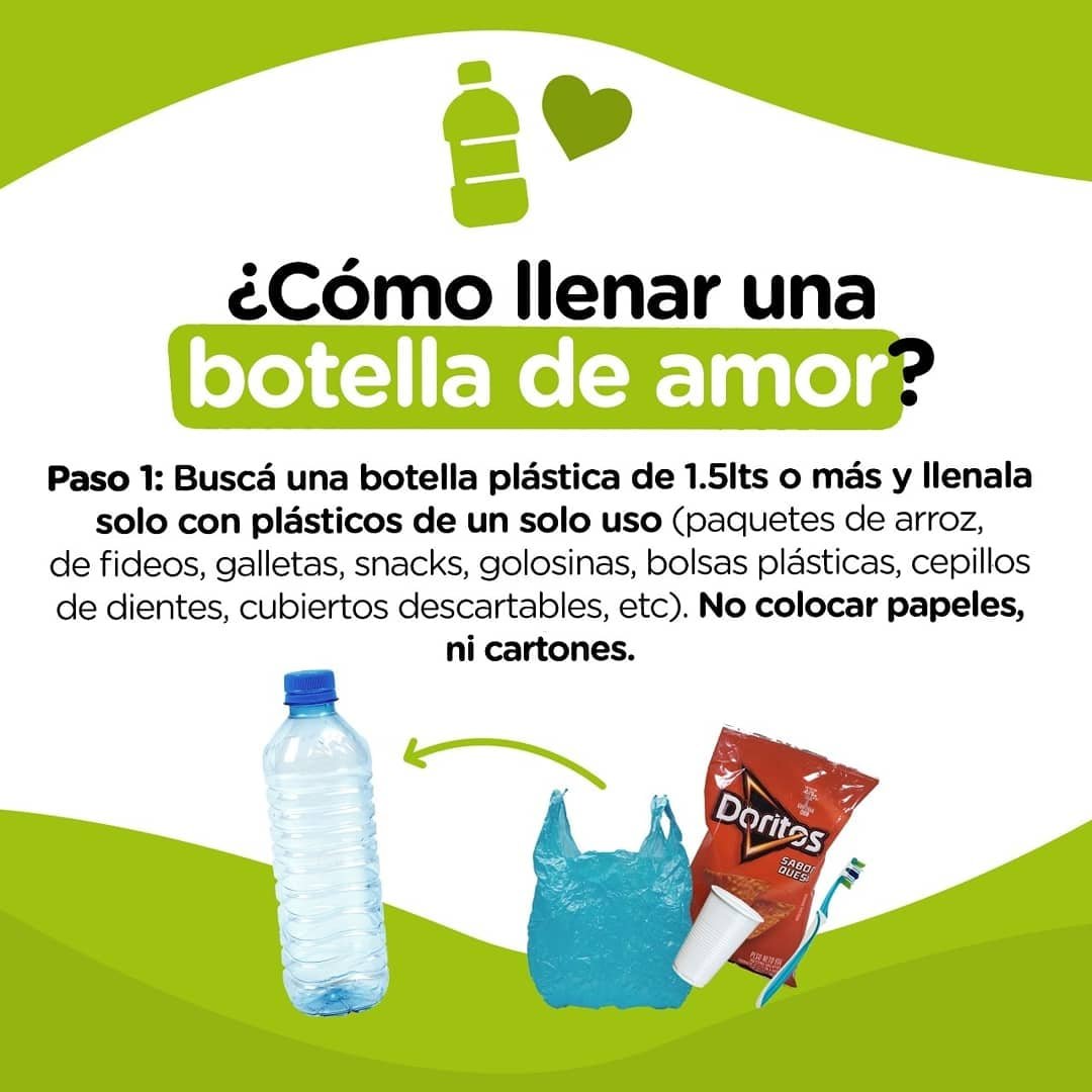 ¿Sabes cómo llenar una botella de amor?